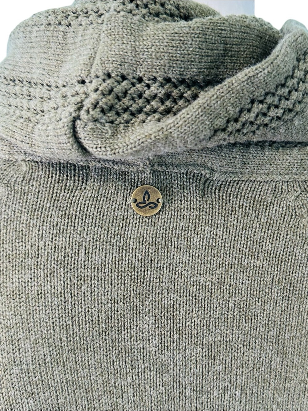 Prana Olive Cowl-Neck Knit Sweater Dress - Picture 6 of 9